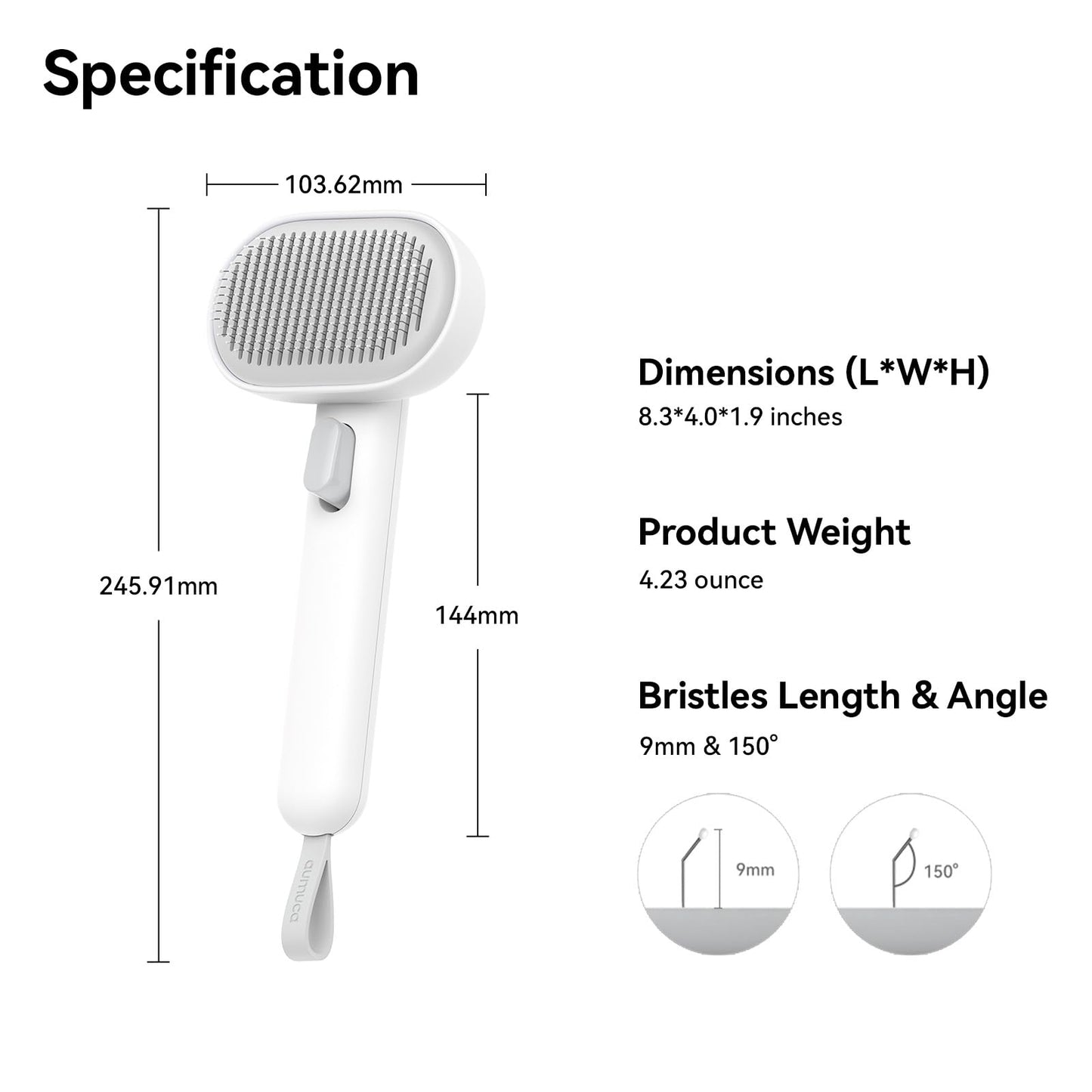 Aumuca Cat Brush for Shedding – Pet Grooming Comb