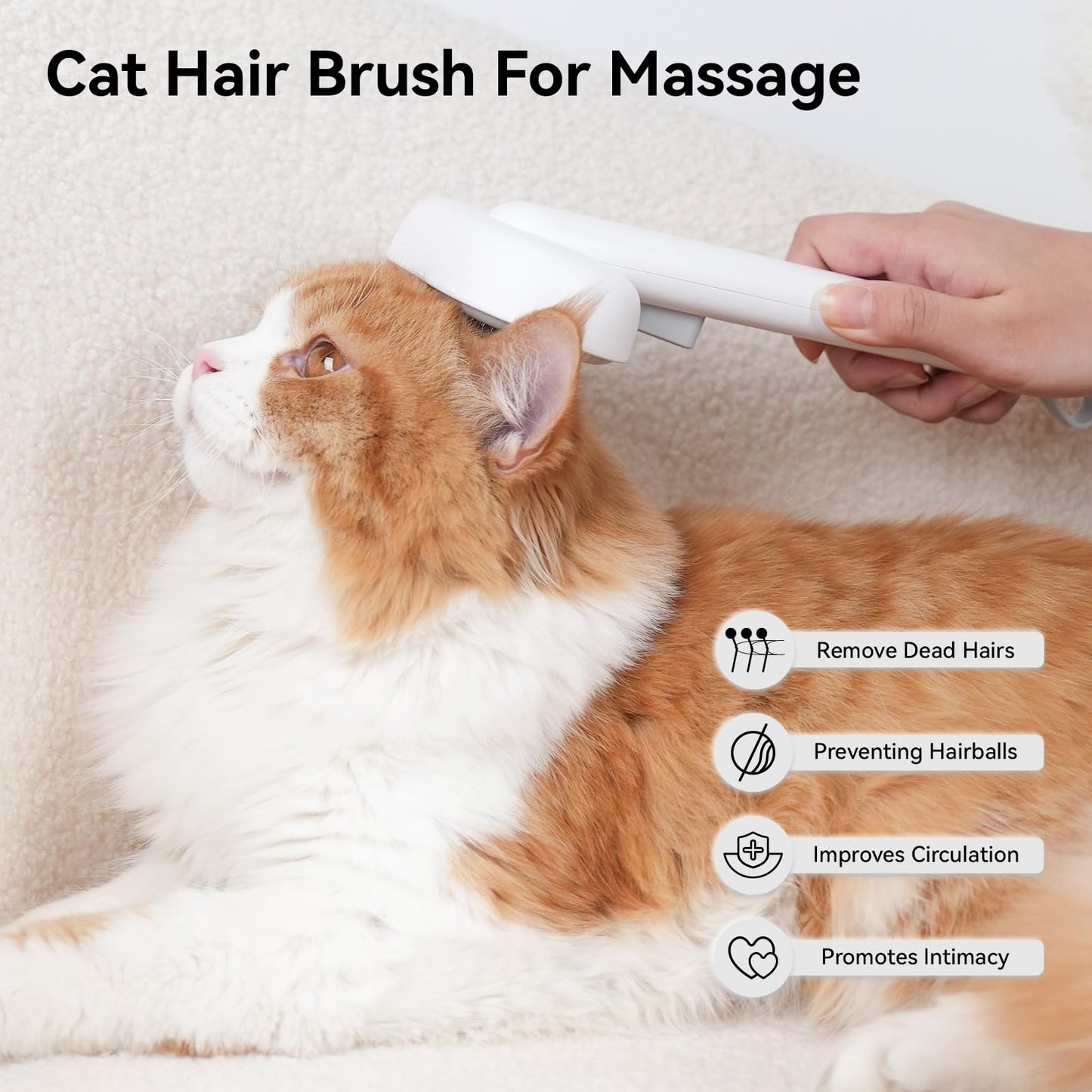Aumuca Cat Brush for Shedding – Pet Grooming Comb